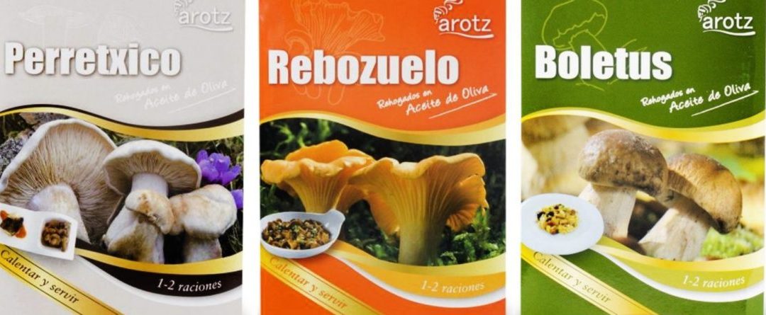 Setas de primavera confitadas Arotz